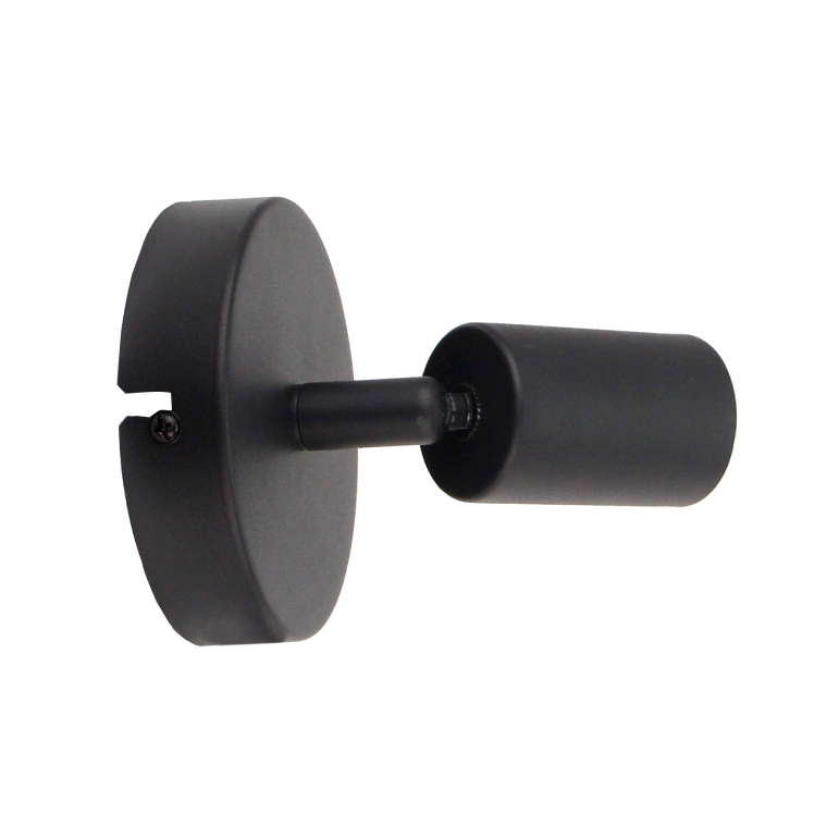 Deze zwarte wandlamp uit de Basic-serie heeft een robuuste uitstraling. Perfect voor een industriële sfeer in jouw interieur.