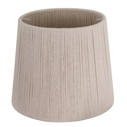 This modern beige lampshade adds warmth and elegance to any room. Perfect for creating a cozy atmosphere.