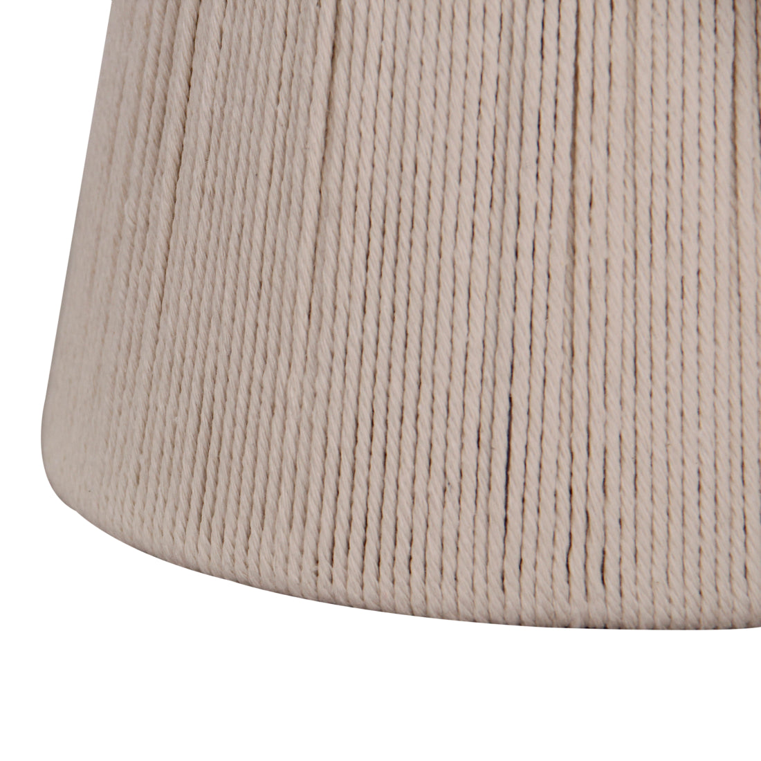 A detailed view of the beige Bauwmolle lampshade, showcasing its modern design. Perfect for adding warmth to any room.