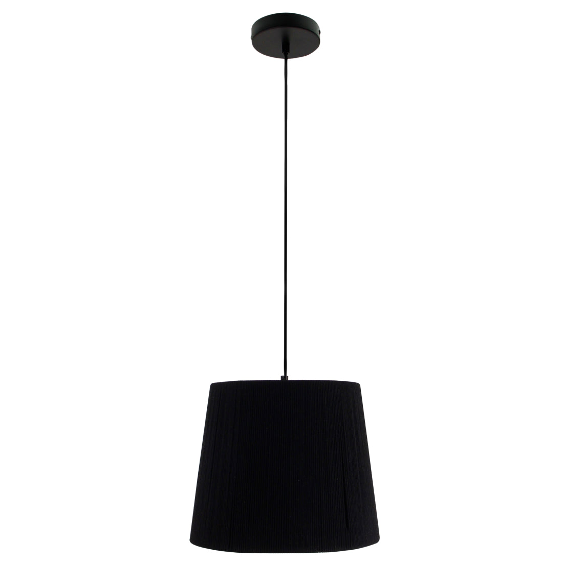 Fijn gedetailleerde zwarte lampenkap Dach, perfect voor een moderne inrichting. Ideaal om sfeervolle accenten te creëren.
