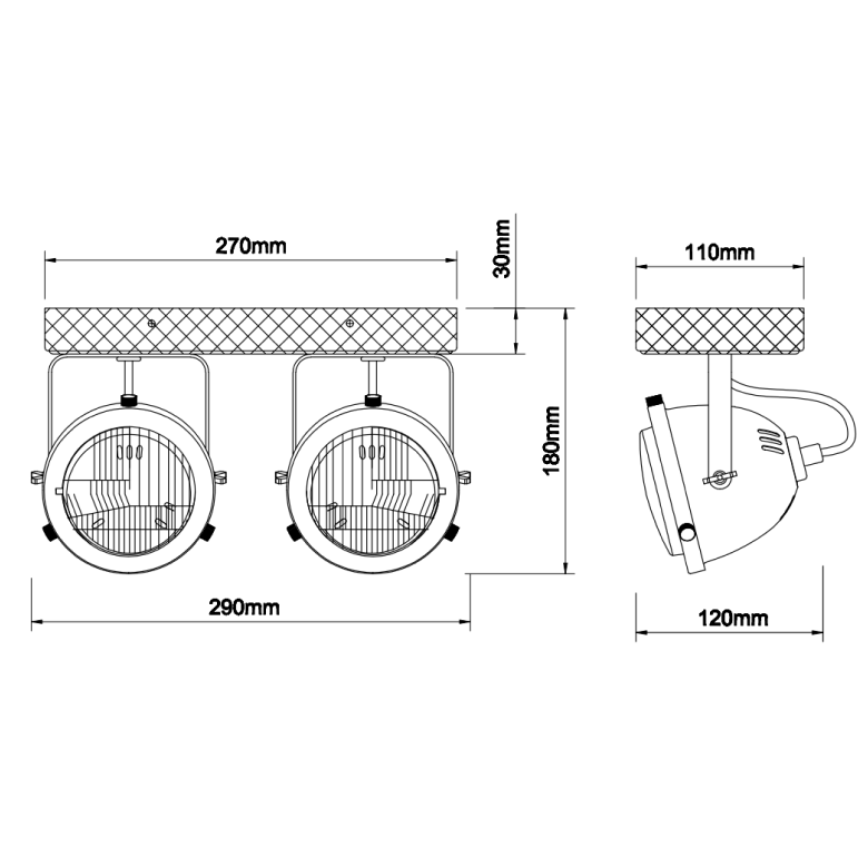 De zwarte Bella plafondlamp met industrieel design voegt een eigentijdse flair toe aan je interieur.