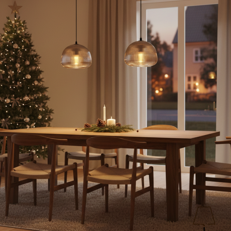 De zwart metalen Bra hanglamp straalt moderne elegantie uit. Perfect voor een sfeervolle maaltijd of gezellige avonden.