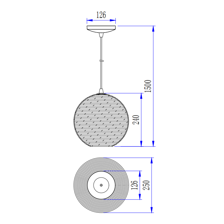Detail van de elegante bruine Carpi hanglamp, perfect voor een moderne inrichting. Een sfeervolle toevoeging aan elke ruimte.