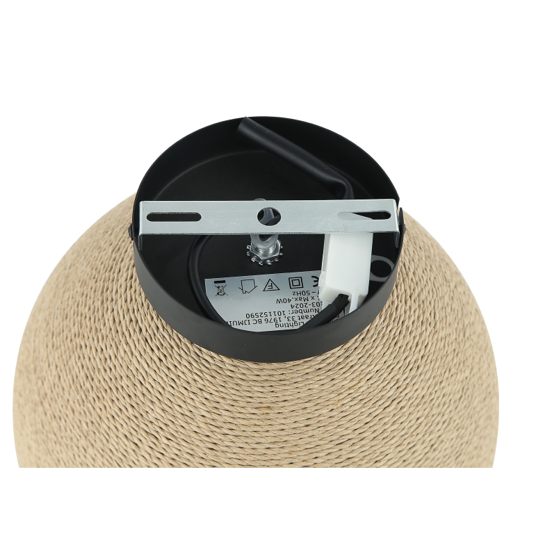 De Carpi plafondlamp in warm bruin geeft een gezellige sfeer. Perfect voor een knusse woonkamer of stijlvolle eetruimte.