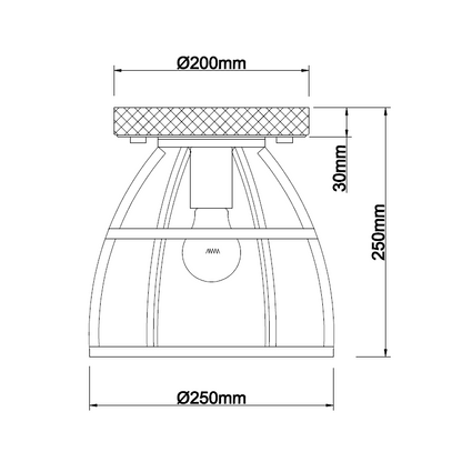 Industriële plafondlamp Aperto in zwart, perfect voor een moderne uitstraling. Deze lamp voegt karakter toe aan elke ruimte.