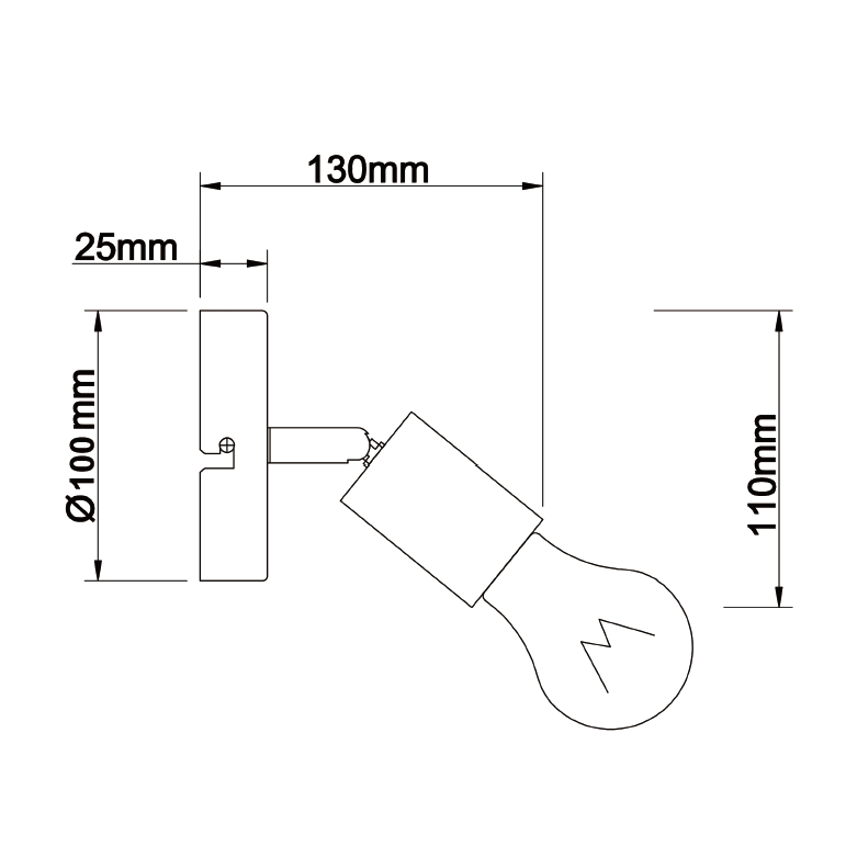 De zwarte wandlamp uit de Basic serie voegt een industriële flair toe. Perfect voor een eigentijds interieur.