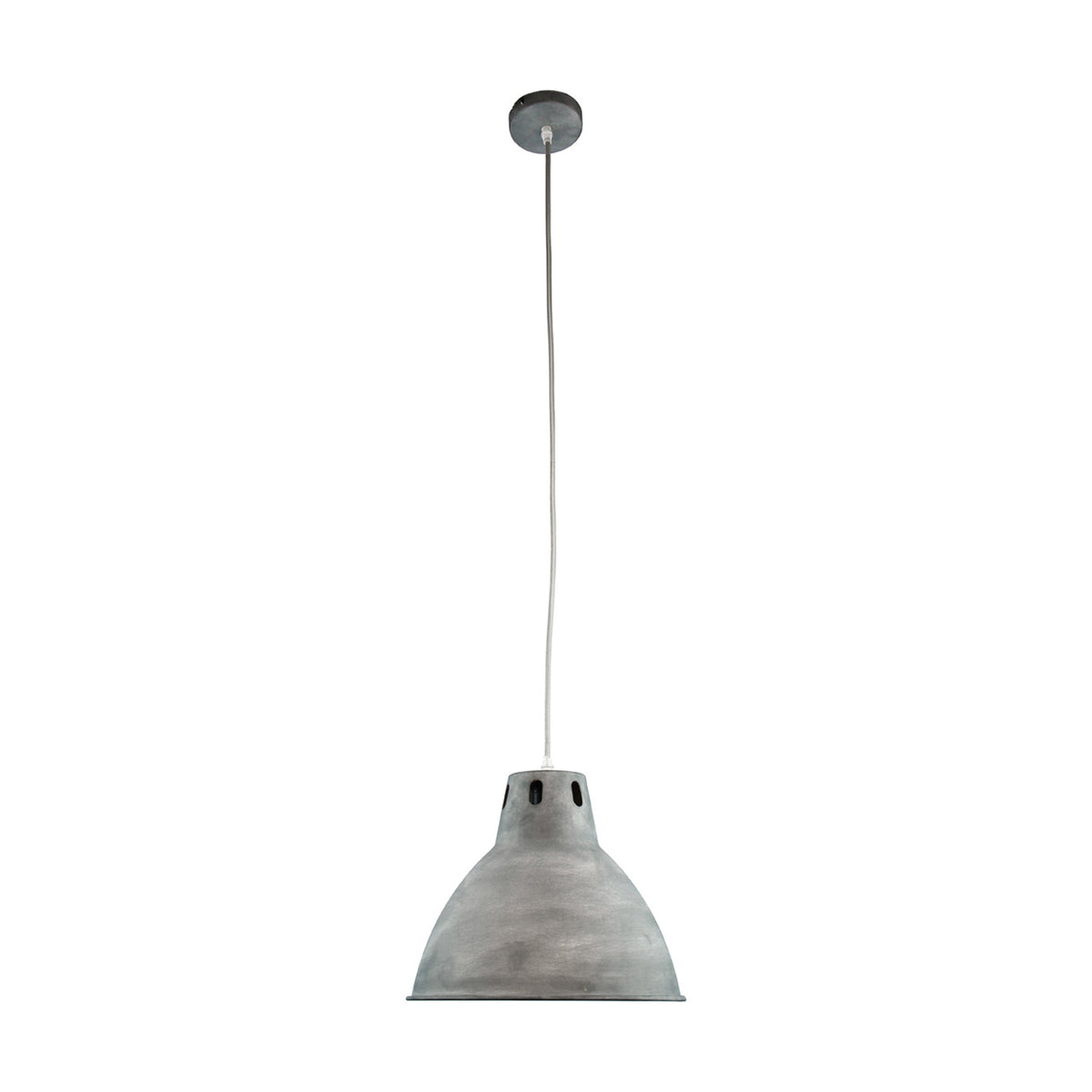 Modern grey pendant light for a chic kitchen atmosphere. Perfectly complements stylish decor with its sleek design.