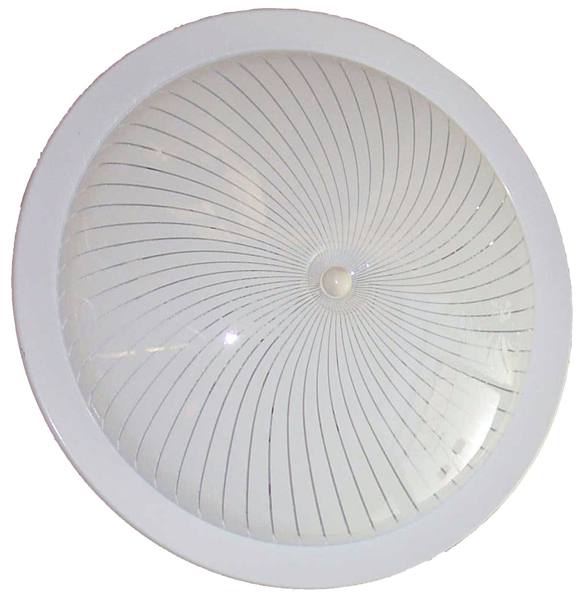 Detail van de Circo plafondlamp in wit met een industrieel ontwerp. Perfect voor een moderne uitstraling in elke ruimte.