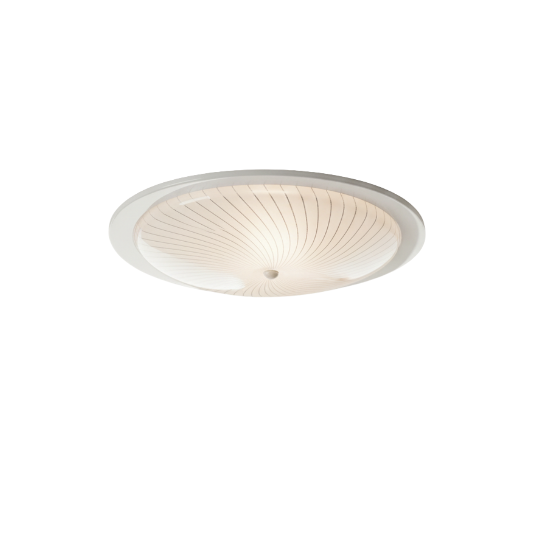 Deze witte plafondlamp van de Circo serie heeft een strak industrieel ontwerp. Perfect voor moderne ruimtes met karakter.