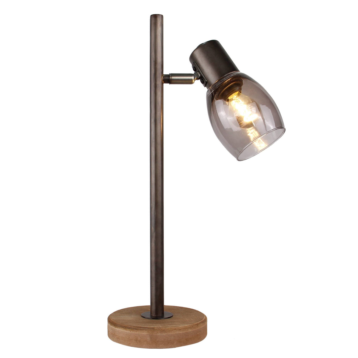 Een bronzen tafellamp uit de Sylvie serie voegt industrieel karakter toe aan je interieur. Perfect voor sfeervolle avonden.
