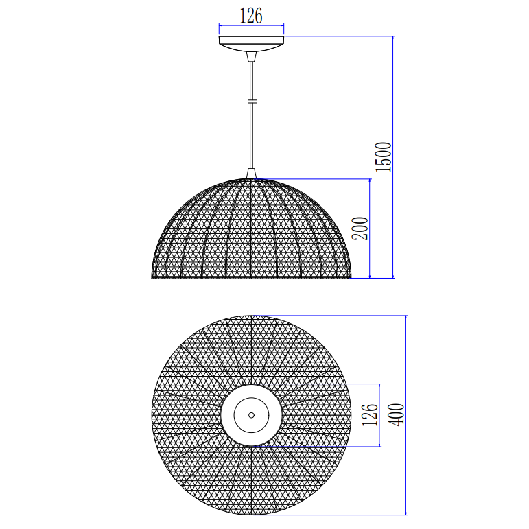 De zwarte Bilancia hanglamp heeft een modern design en een indrukwekkende hoogte. Perfect voor boven de eettafel!