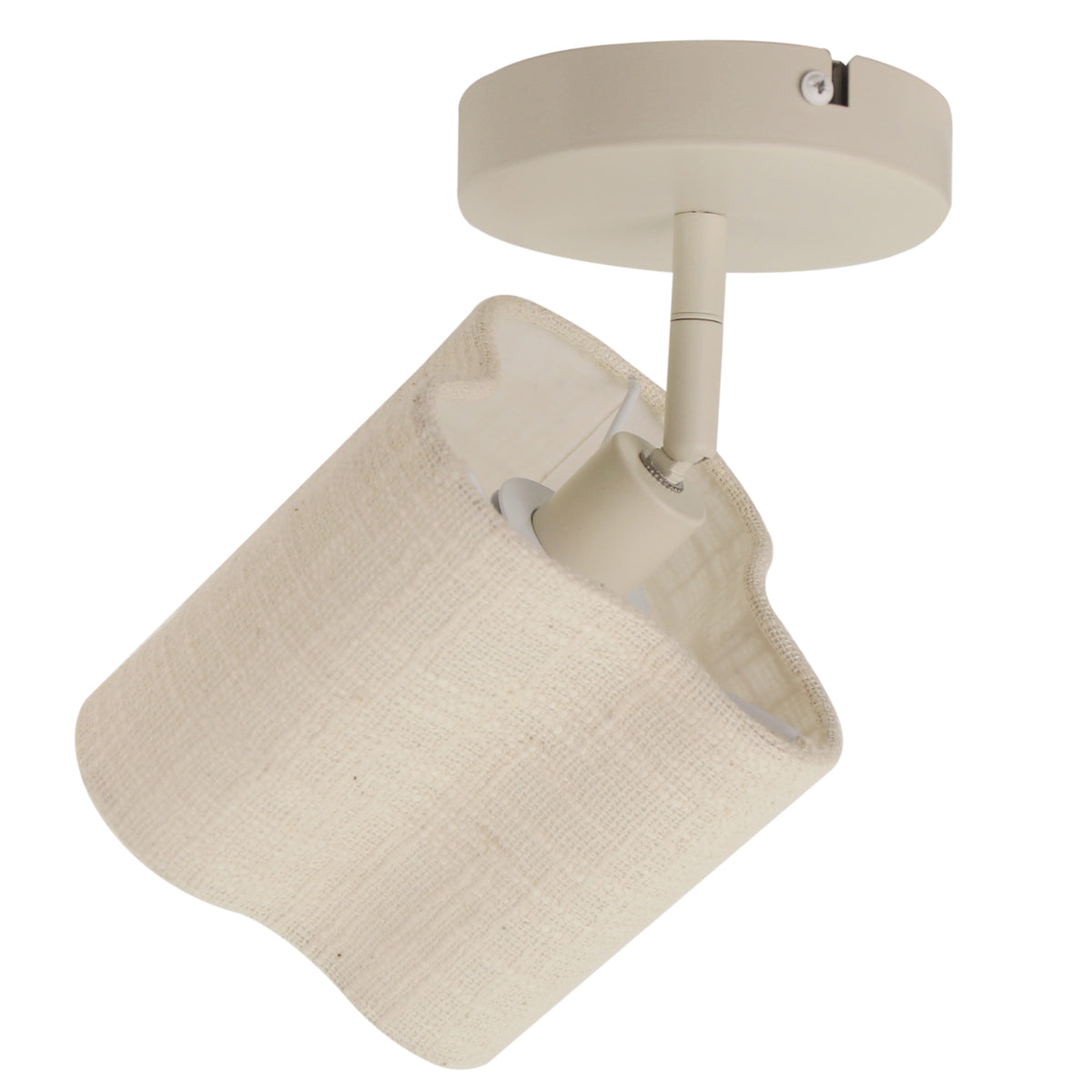 De Caspera plafondlamp in crème brengt een warme, Japanse sfeer in je interieur. Perfect voor elke ruimte waar rust heerst.