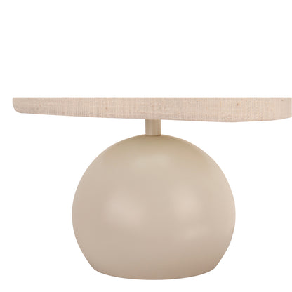 De Caspera tafellamp in crème geeft een warme, serene sfeer. Perfect voor een Japandi-interieur.