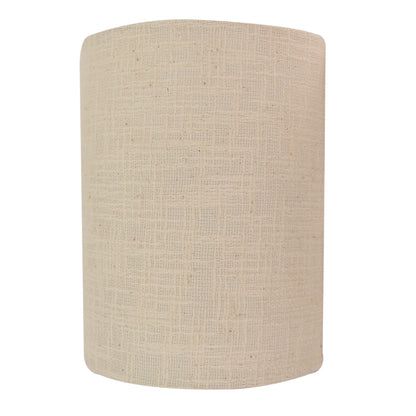 De crème Caspera wandlamp heeft een verfijnde linnen afwerking. Ideaal voor een rustige, Japandi-sfeer in je interieur.