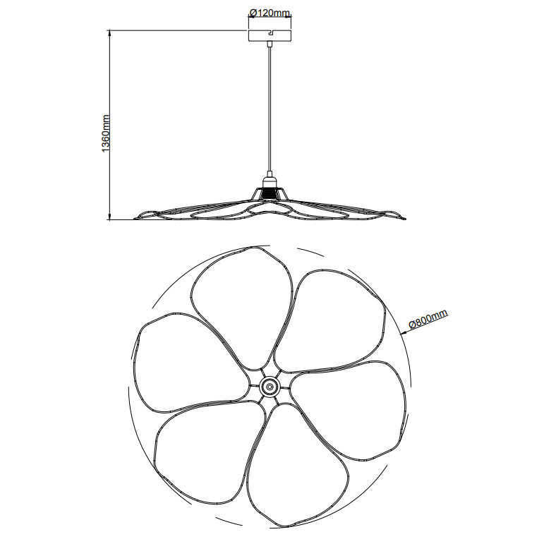 Detailweergave van de Corvo hanglamp in naturel. Deze bohemian lamp voegt een warme, organische sfeer toe aan elke ruimte.