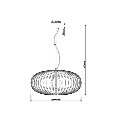 Bijzondere close-up van de zwarte Curvato hanglamp. Deze industriële lamp voegt karakter toe aan elke ruimte.