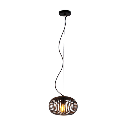 Transform your space with the Curvato pendant light in sleek black. Ideal for adding an industrial touch to any room.