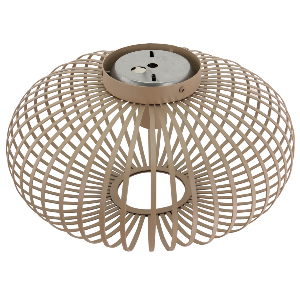 Met zijn zachte zandkleur past de Curvato plafondlamp perfect in een Japandi-interieur.