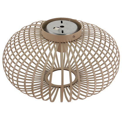 Met zijn zachte zandkleur past de Curvato plafondlamp perfect in een Japandi-interieur.