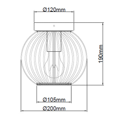 Deze zwarte plafondlamp Curvato heeft een uniek industrieel ontwerp. Perfect voor een eigentijdse sfeer in jouw interieur.