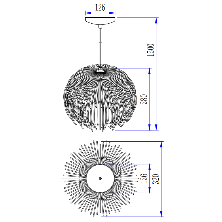 De zwarte Filo Sottile hanglamp heeft een modern design. Perfecte keuze voor een eigentijdse uitstraling in uw interieur.