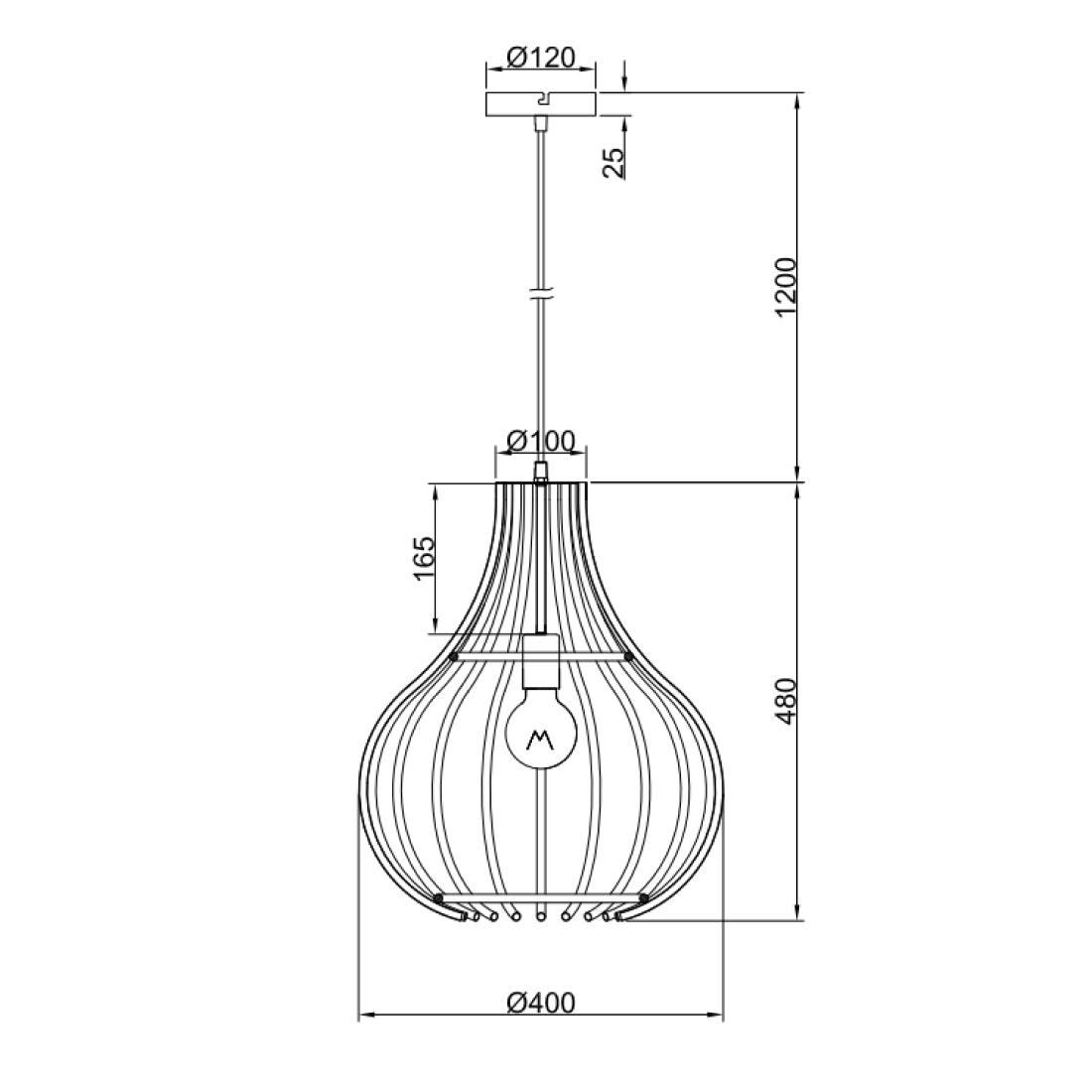 Illuminate your space with the Goccia pendant light in sleek black. Its modern design adds a touch of sophistication.