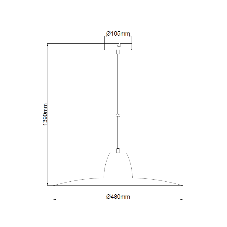 De Mantua hanglamp in zwart voegt een stoere industriële touch toe aan uw interieur. Een eyecatcher boven de eettafel!