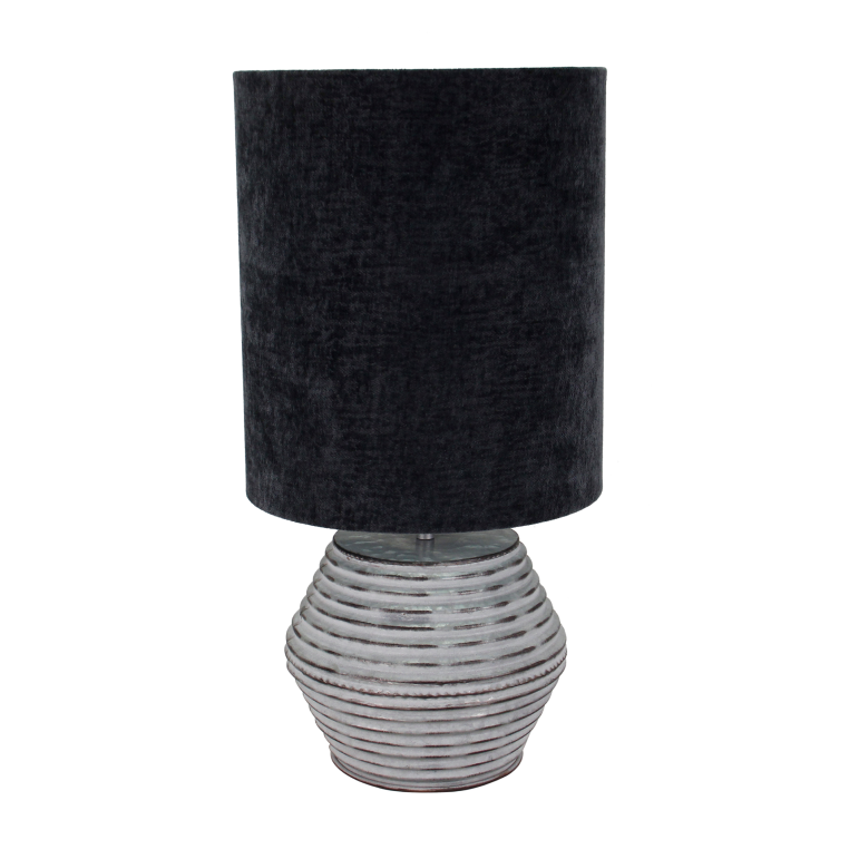 Moderne tafellamp Modena in grijs met een elegante uitstraling. Perfect voor sfeervolle verlichting in uw interieur.