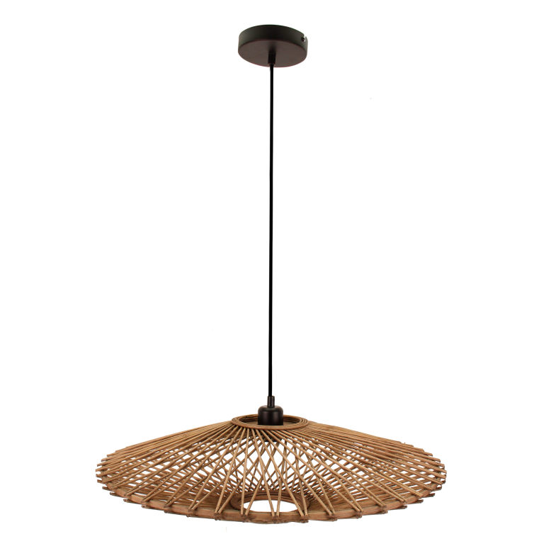Gedetailleerde weergave van de moderne, bruine hanglamp Nature Capello. Perfect voor een warme, sfeervolle ambiance.