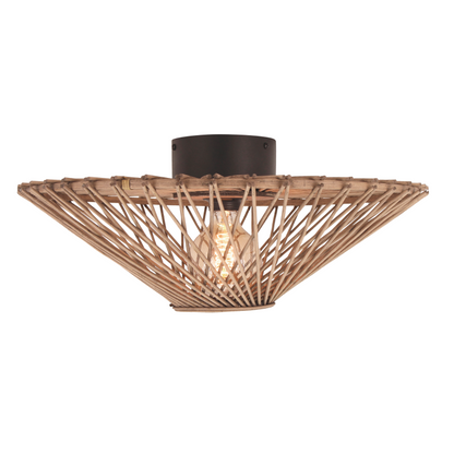 Transform your space with the modern brown Nature Trapeze ceiling light.