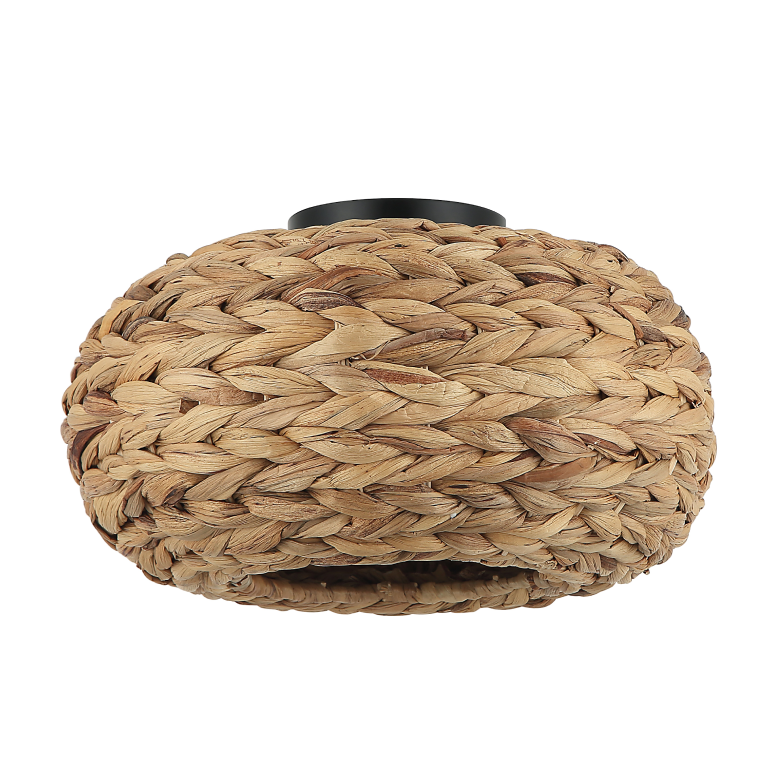 De bruine Nature Treccia plafondlamp brengt natuurlijke charme in jouw interieur.