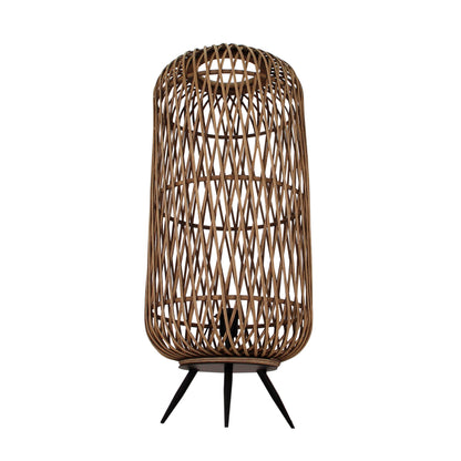 Deze bruin gekleurde vloerlamp uit de Nature Diagonaal serie brengt een warme, moderne uitstraling in uw leefruimte.
