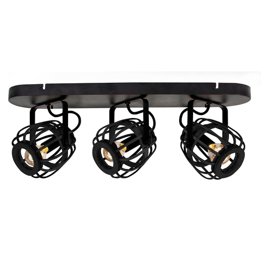 De zwarte Nature Trapeze plafondlamp brengt een landelijke charme in uw interieur. Perfect voor sfeervolle verlichting.