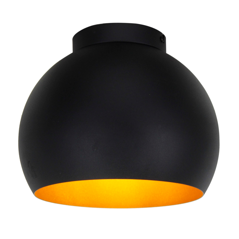De zwarte Occhio plafondlamp voegt een moderne elegantie toe aan je interieur.