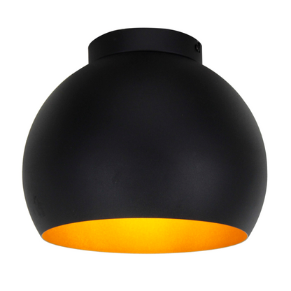 De zwarte Occhio plafondlamp voegt een moderne elegantie toe aan je interieur.