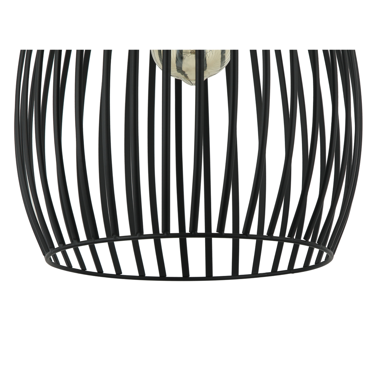 De Rho hanglamp in zwart metaal voegt een industrieel accent toe aan je interieur. Perfect voor een moderne sfeer.
