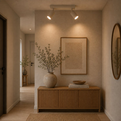 De zandkleurige Rigo plafondlamp voegt warmte toe aan je interieur. Perfect voor een sfeervolle ambiance in elke ruimte.