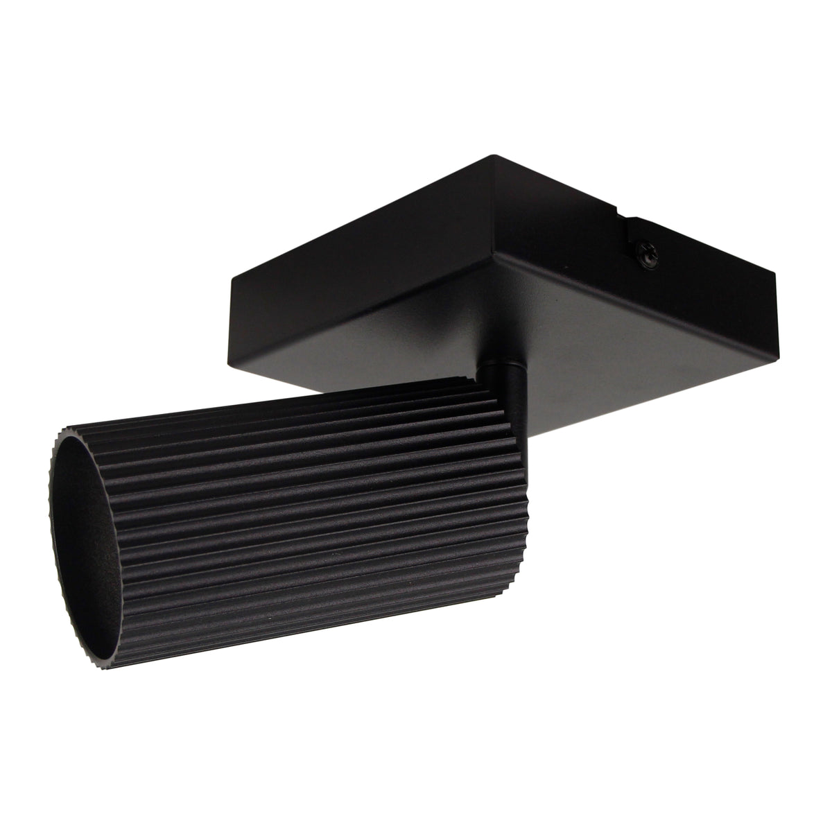 De Rigo plafondlamp in zwart met een industriële uitstraling. Perfect voor het creëren van een moderne sfeer in elke kamer.