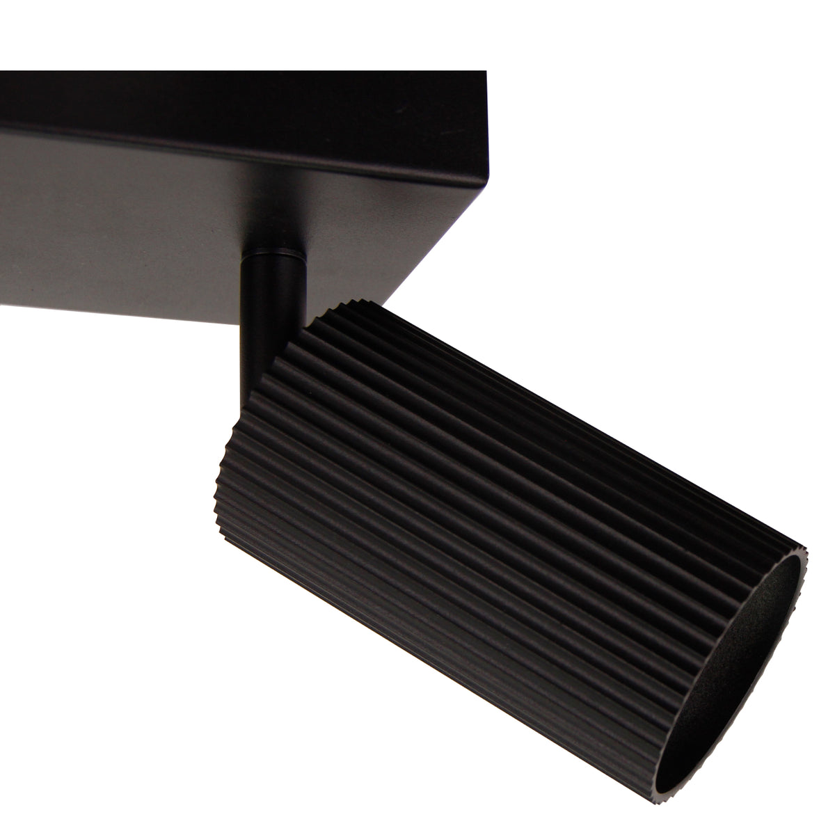 De zwarte Rigo plafondlamp voegt een stoere flair toe aan je interieur. Perfect voor een moderne uitstraling.