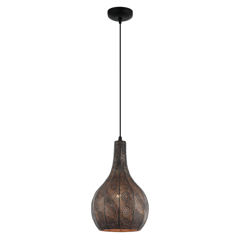 Deze zwarte hanglamp Rolo voegt klassieke charme toe aan elke ruimte. Perfect voor sfeervolle avonden met vrienden.