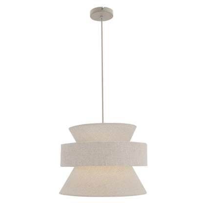 De beige Scarlisa hanglamp voegt een warme touch toe aan je interieur. Perfect voor een Japandi sfeer in elke ruimte.