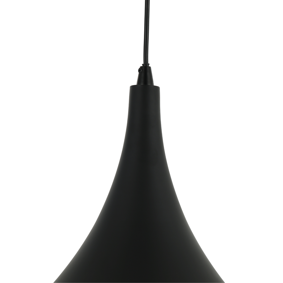 Illuminate your space with the Strisce pendant light in sleek black metal. Its industrial charm adds character to any room.