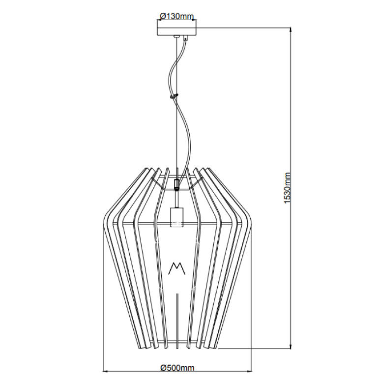 De zwarte Tavola hanglamp met moderne uitstraling voegt een eigentijdse touch toe aan jouw interieur.