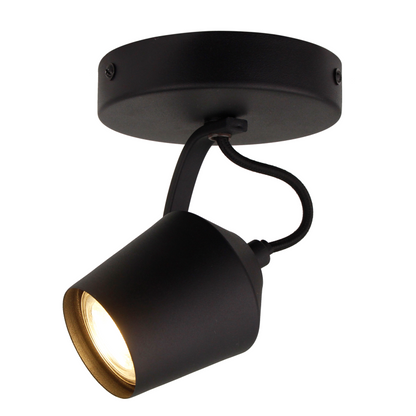 Strakke zwarte plafondlamp Tavola met een modern design. Perfect voor een eigentijdse sfeer in elk interieur.
