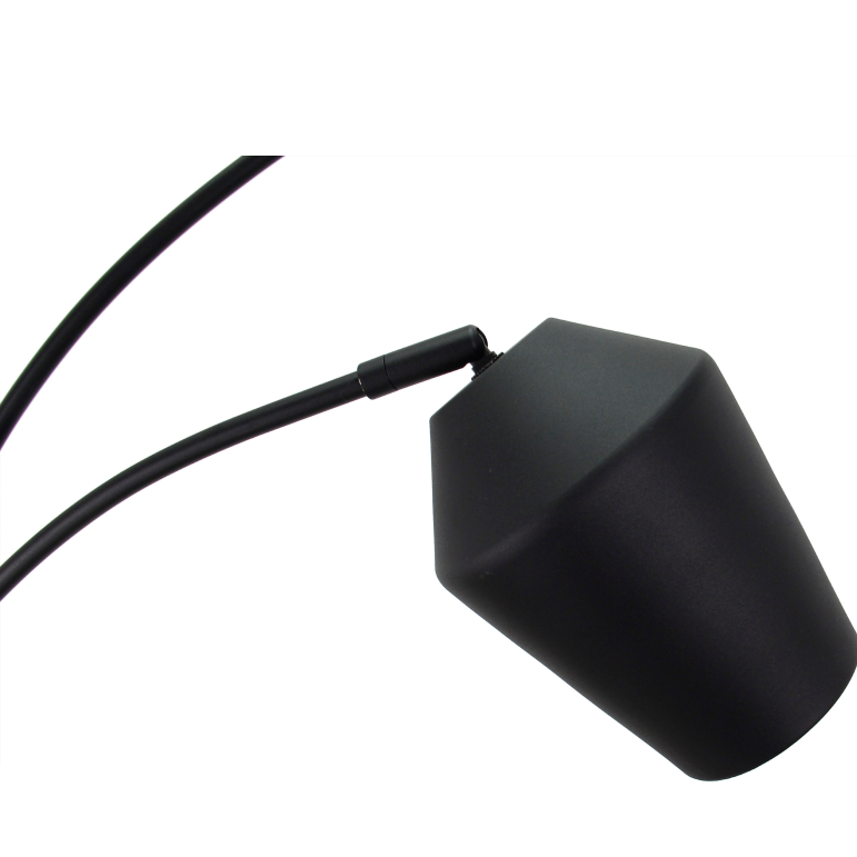 Sleek black Tavola floor lamp stands tall at 203 cm, adding a modern touch to your living space. Illuminate with style.