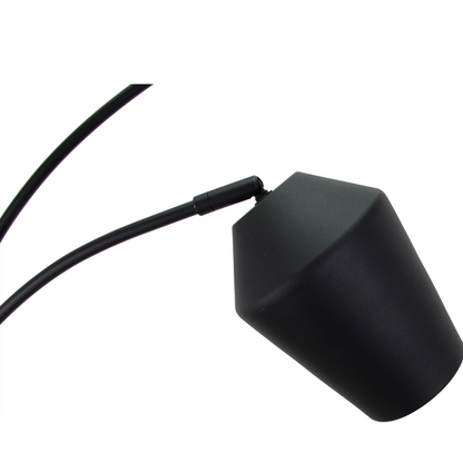Sleek black Tavola floor lamp stands tall at 203 cm, adding a modern touch to your living space. Illuminate with style.