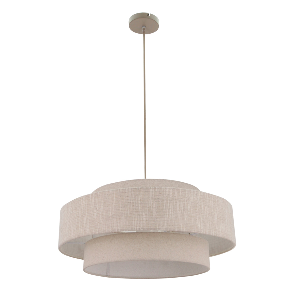 De Trilo hanglamp in beige brengt een warme, Japanse sfeer in elke ruimte. Perfect voor een stijlvol en zen interieur.