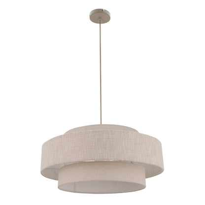 De Trilo hanglamp in beige brengt een warme, Japanse sfeer in elke ruimte. Perfect voor een stijlvol en zen interieur.