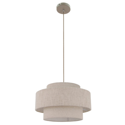 Beige Trilo hanglamp in Japandi-stijl brengt een warme, natuurlijke uitstraling in je interieur.