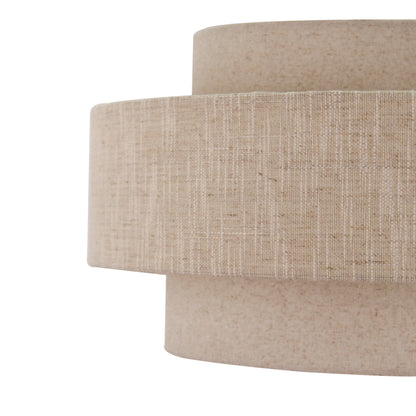 Een warme beige Trilo hanglamp die Japandi-sfeer uitstraalt. Perfect voor een rustige en stijlvolle ambiance in huis.